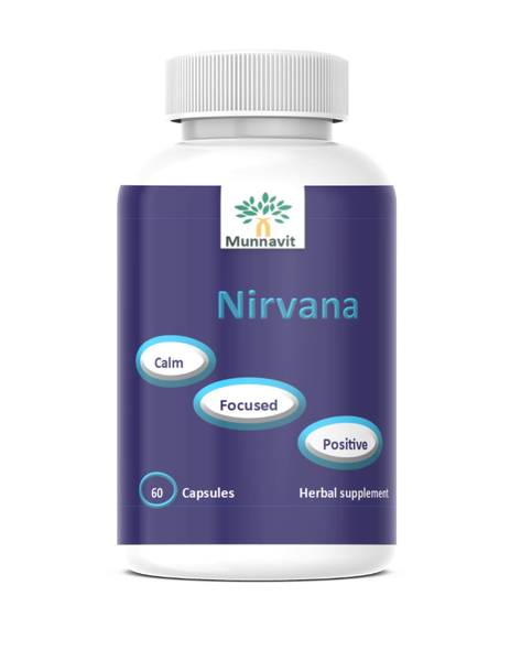 Nirvana - for the Relief of Stress and Anxiety 60 Capsules