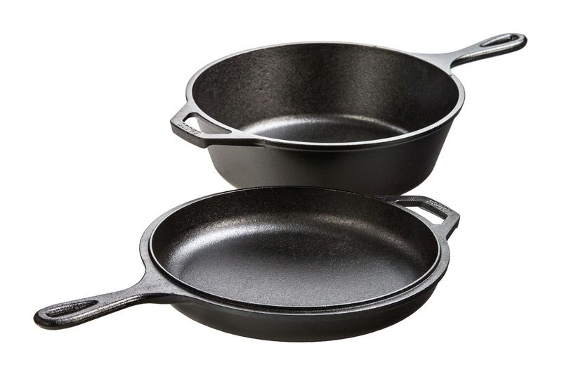 Lodge - 2.84 Litre Cast Iron Combo Cooker