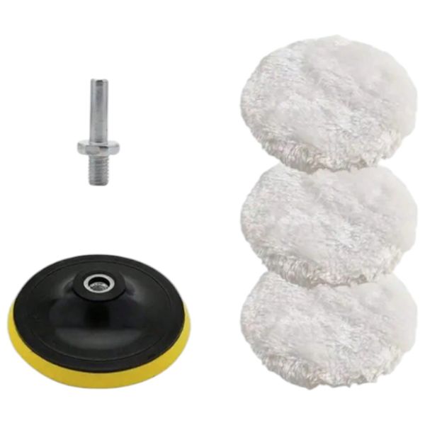 5-Piece Self-Adhesive Car Polishing &amp; Buffing Pad Set