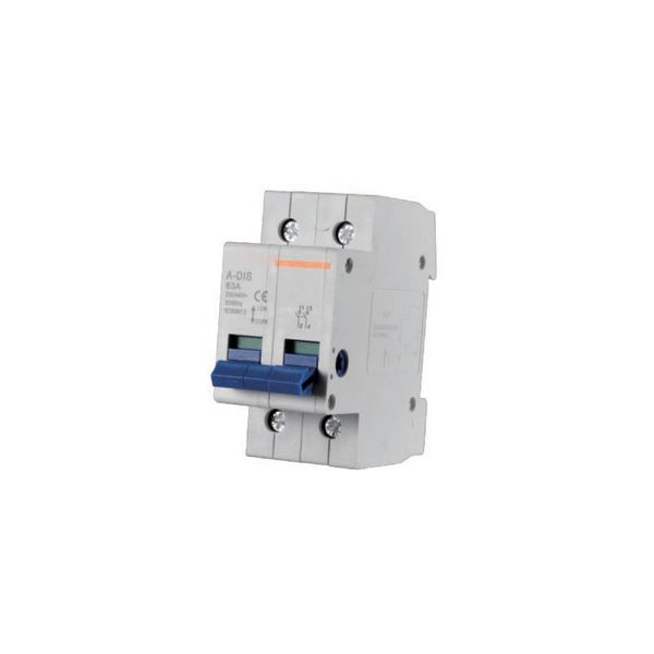 1 x Ausma Din Rail Isolator 2p 63A