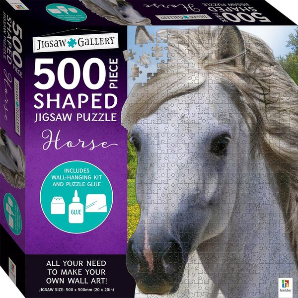 500 Piece Shaped Jigsaw: Horse