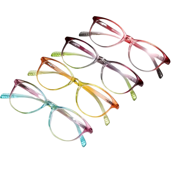 4 Pack Boho Style Reading Glasses for Women