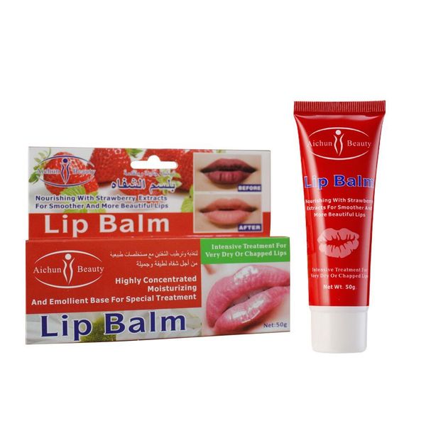 AICHUN BEAUTY Strawberry Moisturizing Lip Balm 50g