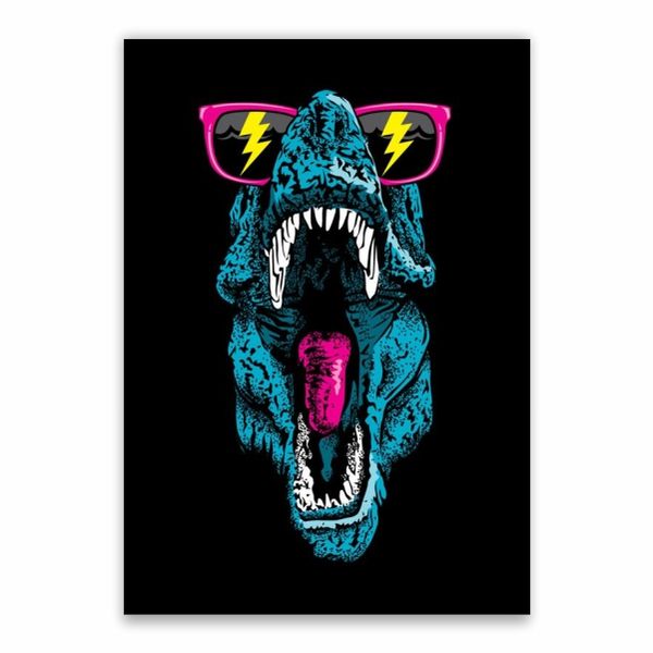 Dinosaur Sun Glasses Poster - A1