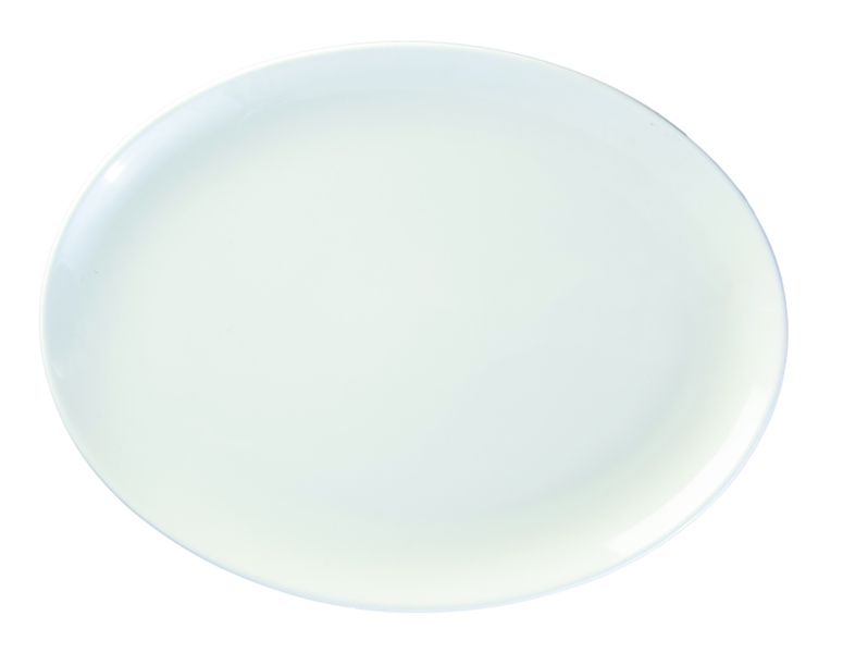 Continental Blanco Oval Platter 30Cm - Set of 12 units