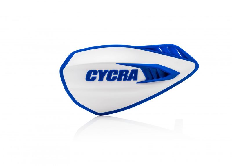 Cycra Cyclone White/Blue Handguards image