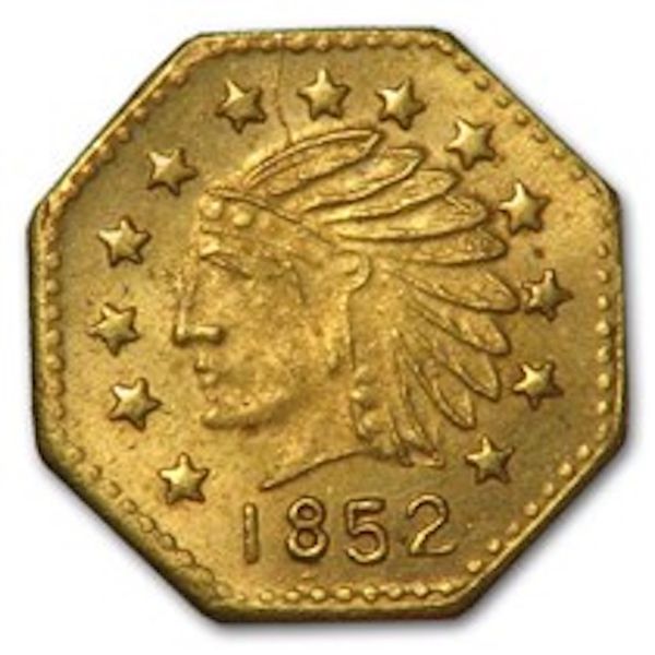 1852 California Gold Replica