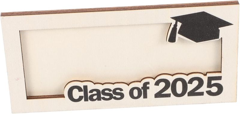 Graduation Season Wooden Money Holder for Cash Credit Cards Business Cards