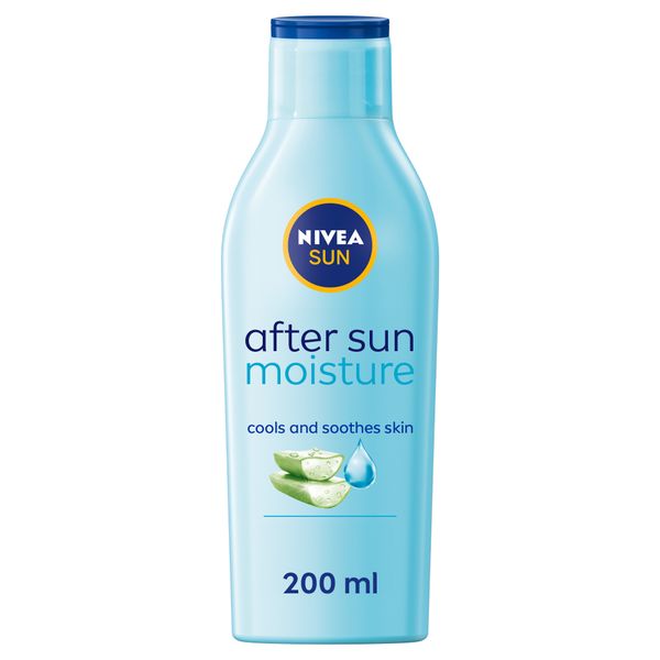 NIVEA SUN After Sun Moisturising Lotion, with Bio-Aloe Vera, 200ml