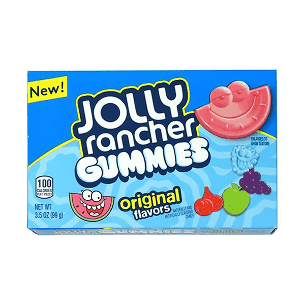 Jolly Rancher Original Flavors Gummies Sweets Theater Box 99g - Pack 2