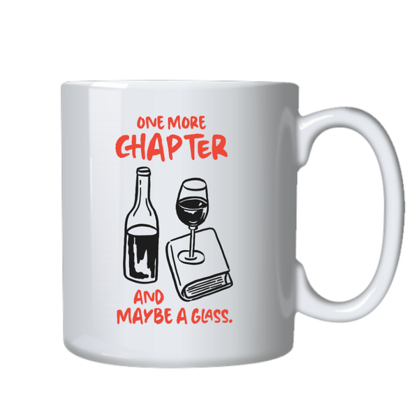 Wine Chapter Fantasy Fiction Novel Book Reader Lover Mug Christmas Gift 402