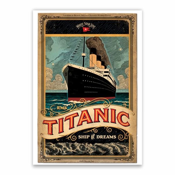 Titanic Voyage Poster - A1