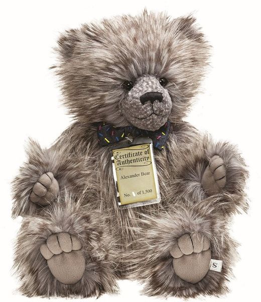 SUKI Limited Edition Collectible Silver Tag Bear Alexander - 17112