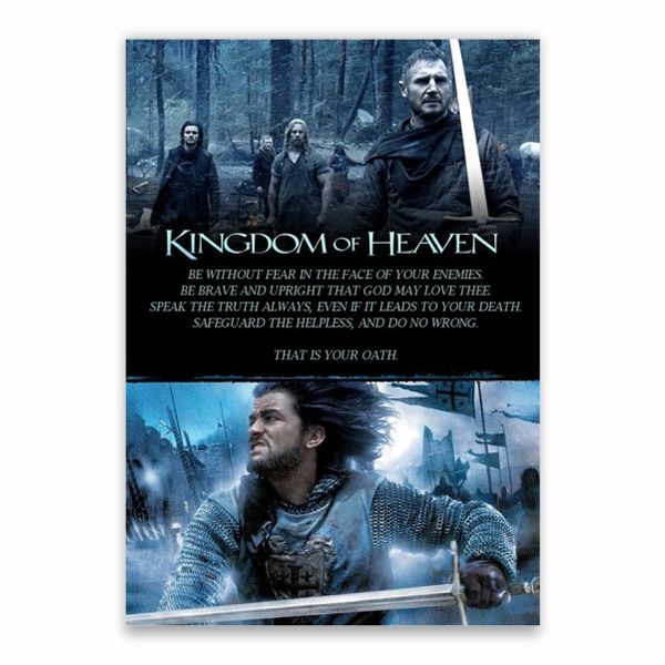 Kingdom Of Heaven Quote Poster - A1