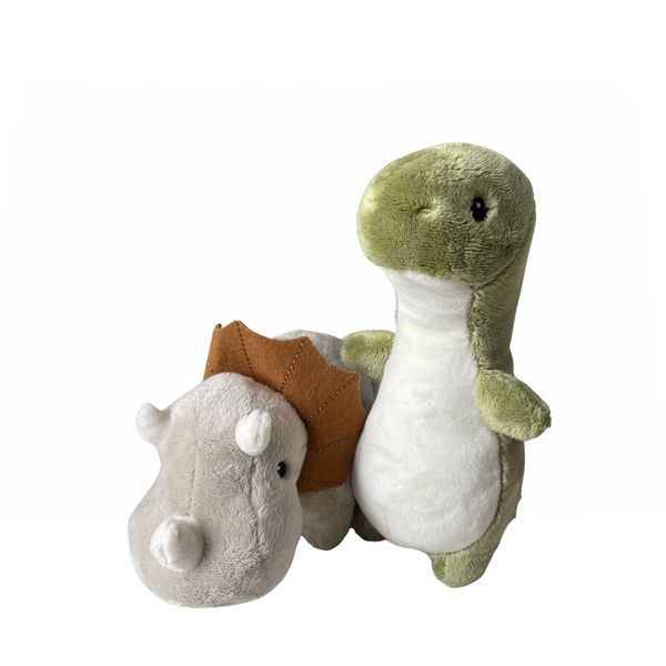 Cute Dinosaur Plush Toy Set - Soft &amp; Cuddly Prehistoric Friends (22cm)