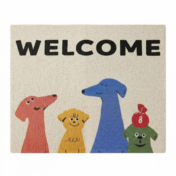 Box Rocks - Door Mat - Non-Slip, Durable Door Mat - Large - 60 x 90cm