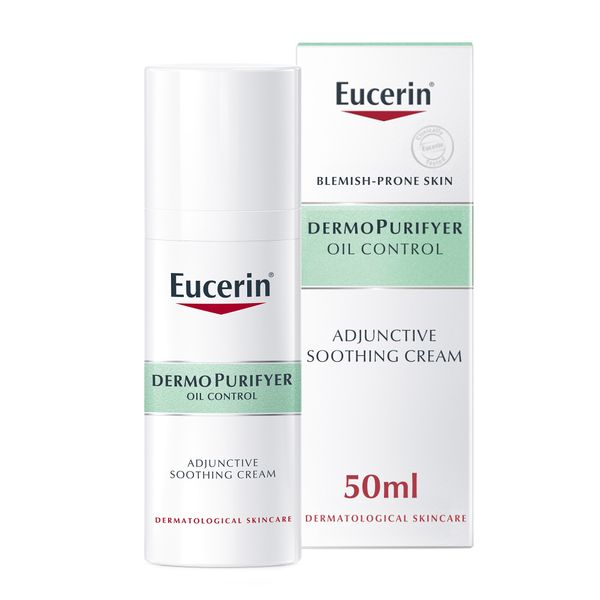 Eucerin DermoPurifyer Oil Control Soothing Face Day Cream, SPF 30, 50ml