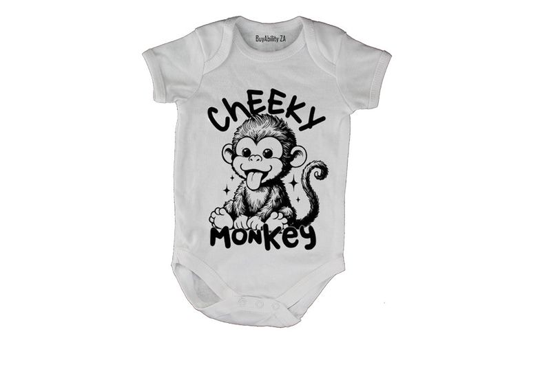 Cheeky Monkey - Short Sleeve - Baby Grow