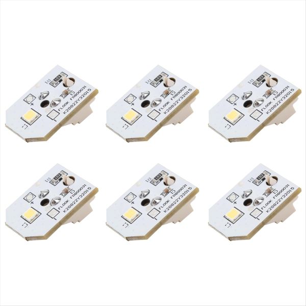 6PCS WR55X11132 Refrigerator LED Light for