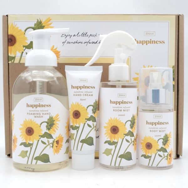 Jenam Happiness Sunflower Bath &amp; Body Gift Set - 4-Piece Collection