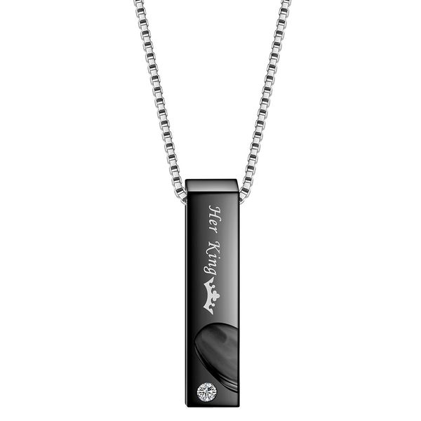 ZELTRYN Stainless Steel Couple Necklace