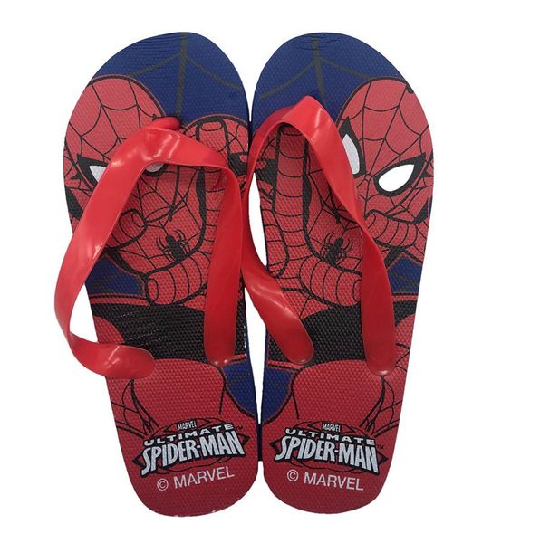 Character Boys SpiderMan Red Strap Flip Flops