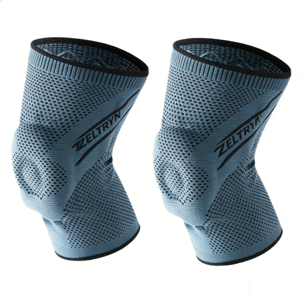 ZELTRYN 2-Pack High Elastic Knee Compression Sleeves