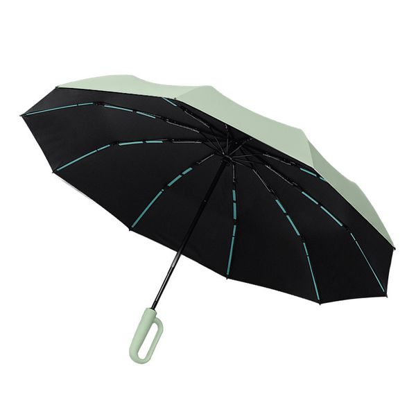 Folding Umbrella - Model UM-7701 - Light Mint Green Variant - 1 Piece