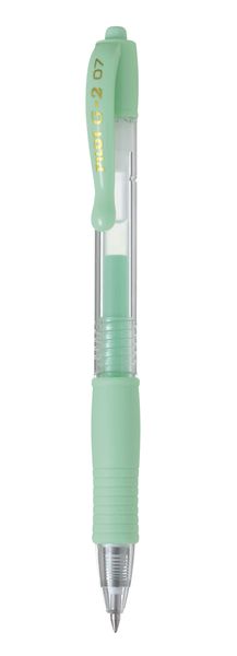 Pilot G-2 0.7 Gel Retractable Pen - Box of 12 - Pastel Green
