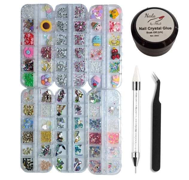 Nala by iMbali Rhinestone Nail 3D Art Starter Kit