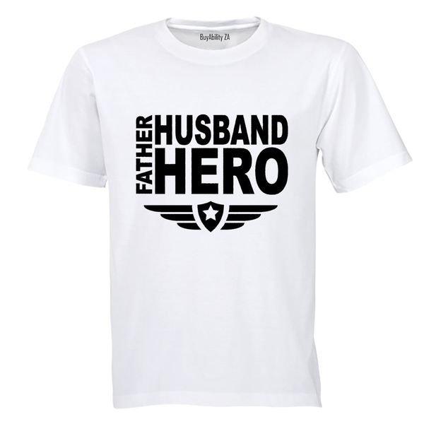 Husband Father Hero - Adults - T-Shirt