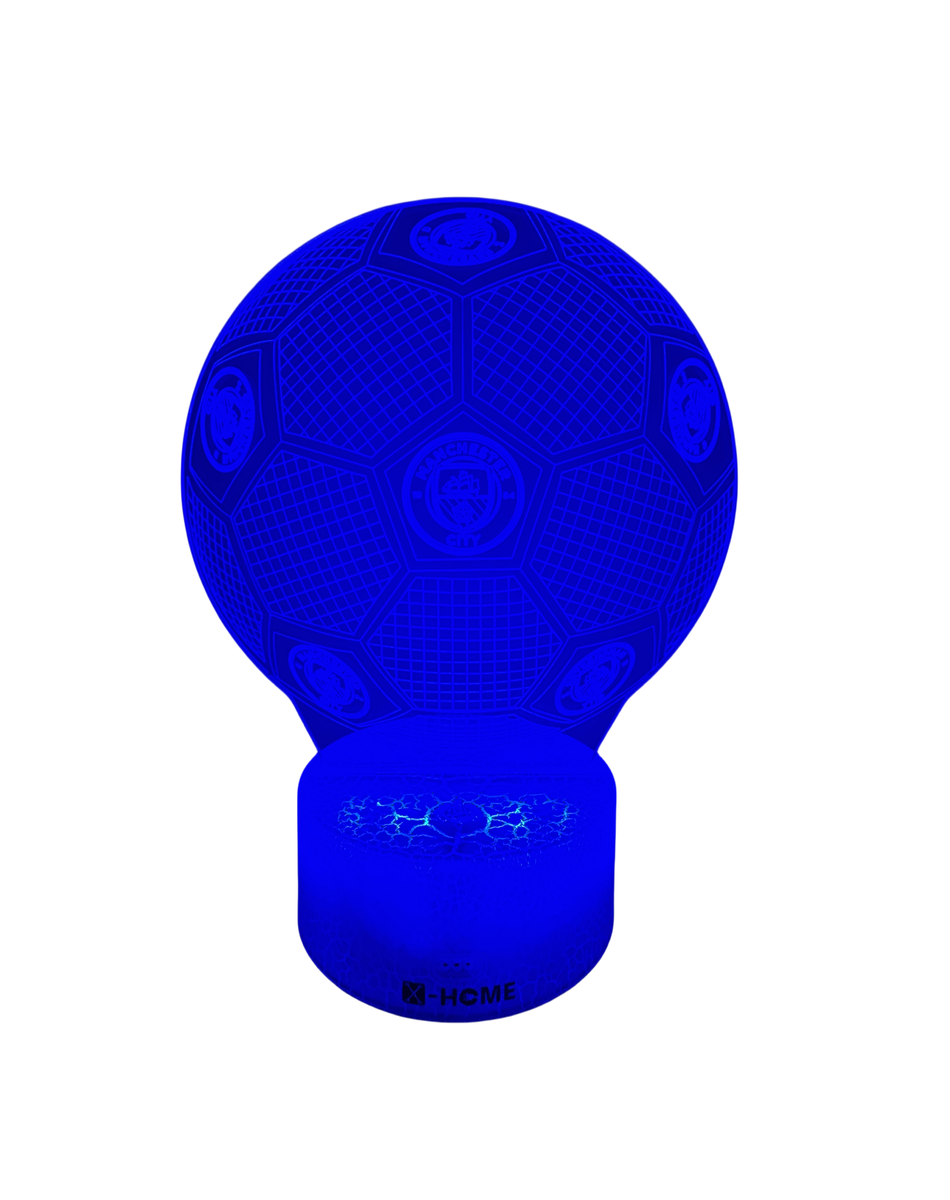 X-HOME Manchester City 3D Illusion Night Lamp Soccer Football Fans