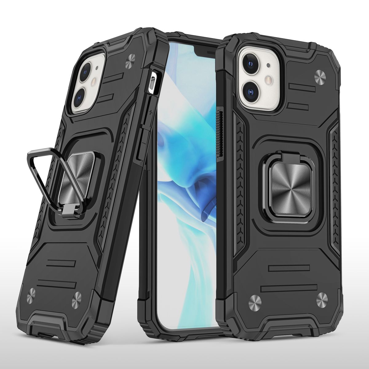 CellTime iPhone 12/ iPhone12 Pro Shockproof Kemeng Armor Kickstand ...