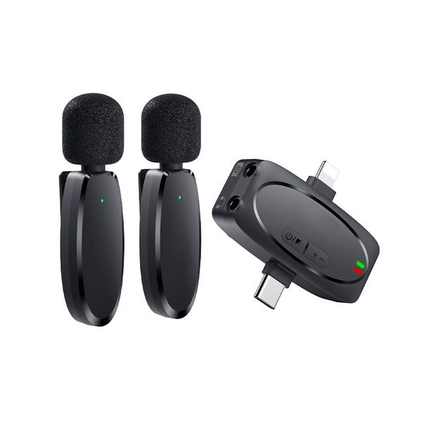 360 Pickup Voice IP &amp; Type-c 2 in1 Transmit Port 2 Wireless MEMS Microphone