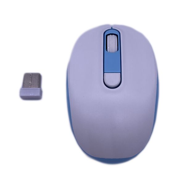 Next Generation Wireless Nano Receiver Mouse - White / Blue