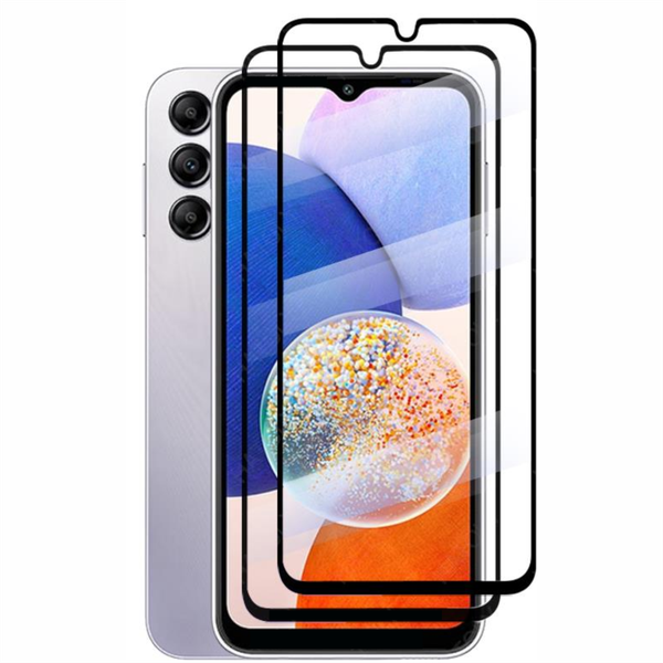 Samsung Galaxy A14 5G 9D Tempered Glass 9H Screen Protector PACK OF 2
