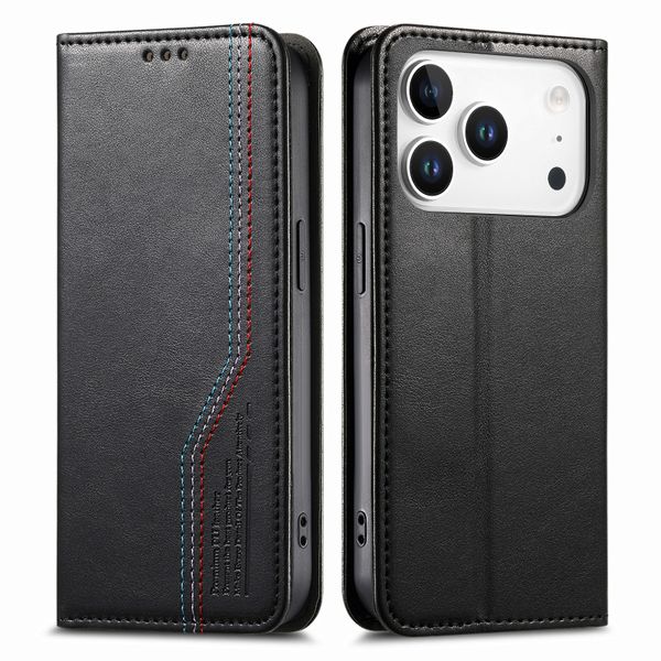 Business Flip Magnetic Phone Case Compatible with iPhone 17 Pro Max