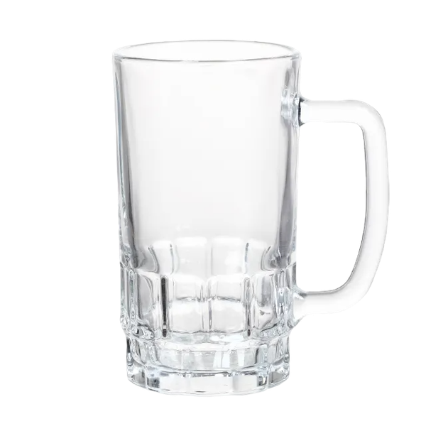 Clear Glass Beer Mug Set - 560ml