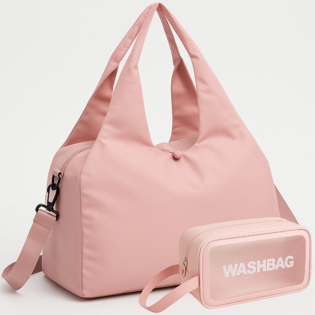 Yoga Essential Fashion Waterproof Gym Duffel Bag and Toiletry Bag