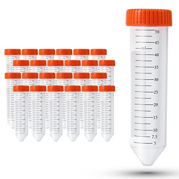 Conical Centrifuge Tubes 50Ml 25 Pcs Sterile Test Tubes with Screw