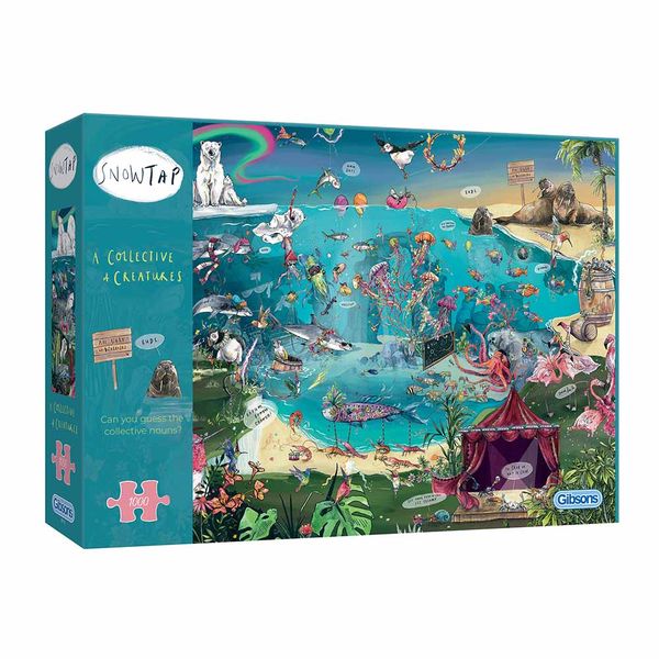 Gibsons A Collective of Creatures 1000-Piece Jigsaw Puzzle