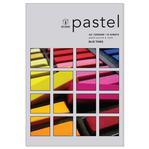 Art Board Pastel Pad Blues A2 220gsm