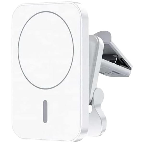 JJT-987 - 360 Rotation Magnetic Wireless Charging Car Mount - White