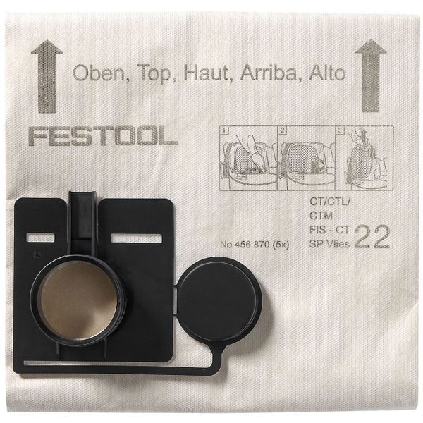 Festool - Filter Bag - FIS-CT 22 SP VLIES/5 - 456870