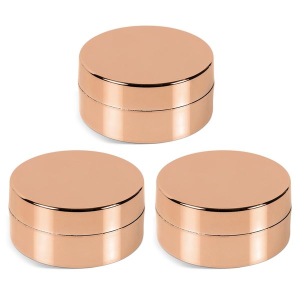 Rose Gold Disc Lip Balm - 3 pack