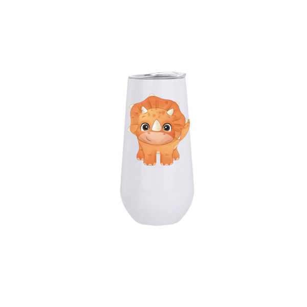 Yellow Dinosaur Kids Tumbler - 170ml