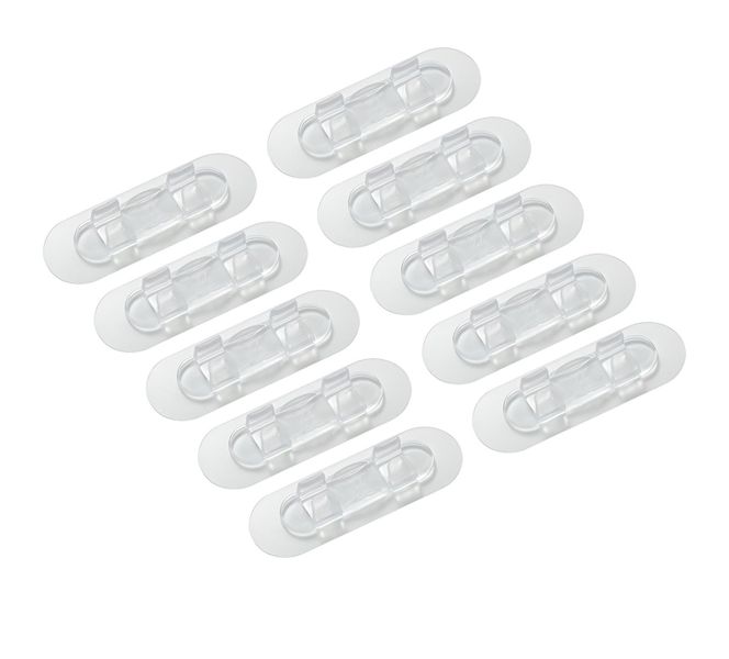 10 Pack Self-adhesive Cable Clips