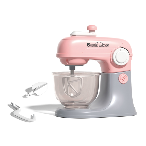Pretend &amp; Play Stand Mixer - Rotating Baking Set - Pink