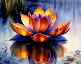 Canvas Wall Art - Lotus Flower Bomb Artwork | Shop Today. Get it