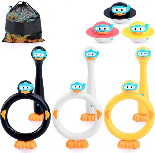 9 Pieces-Kids Diving Toy Set. Pool Toy Set, Water Fun Toys with Storage Bag